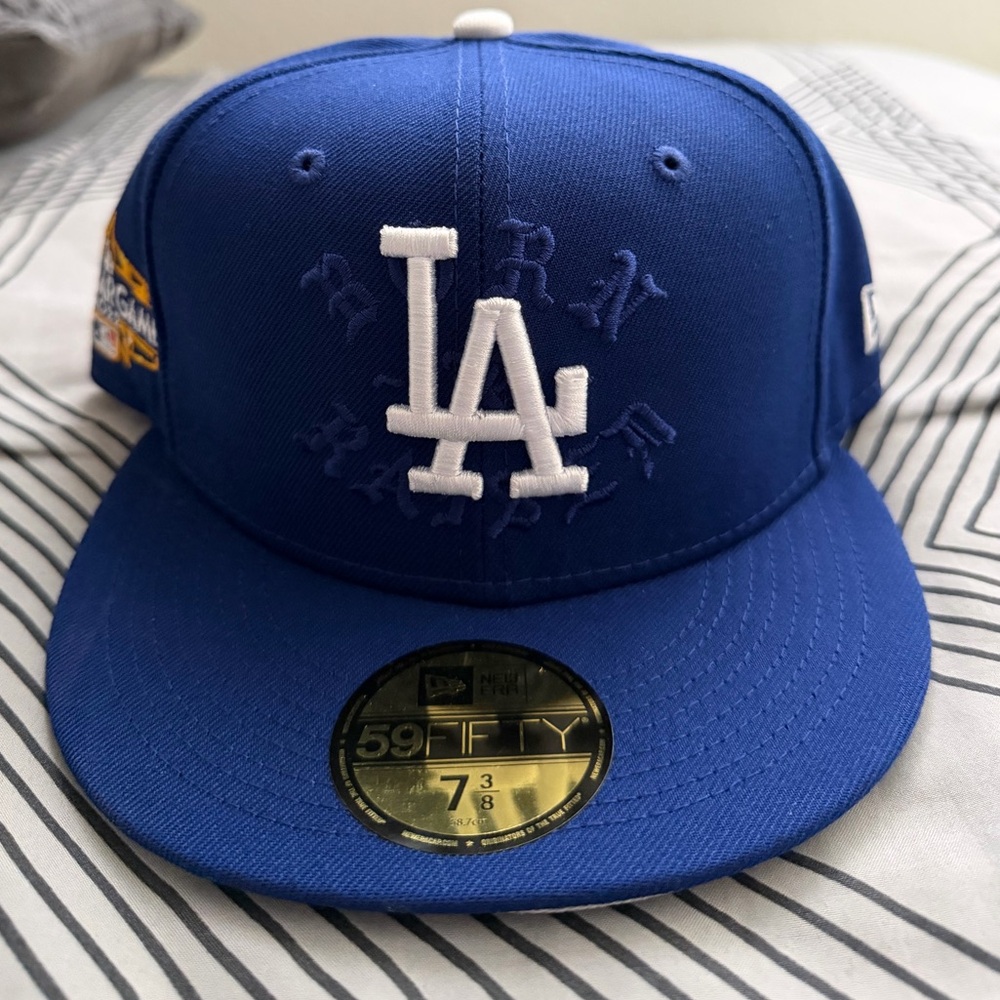 Dodgers - born and raised collab New Era Royal Blue Fitted Cap